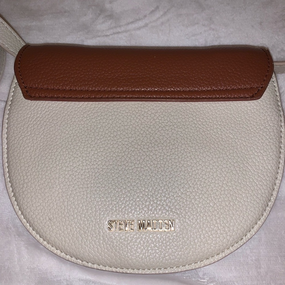 Steve Madden | Brown and Cream Cross Body Purse - Picture 7 of 10